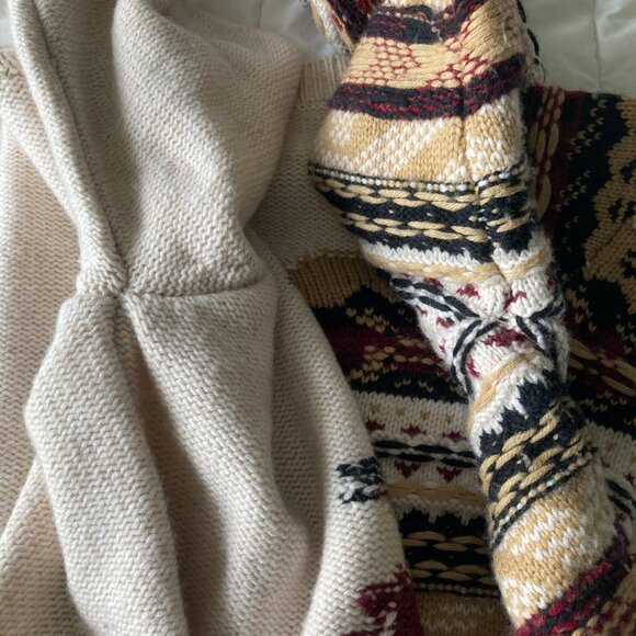 ❌SOLD❌ rag & bone Annalise Wool-Cashmere Blend Crew Sweater size XS (oversized) - Picture 5 of 8